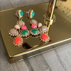 Kate Spade balloon bouquet chandelier earrings